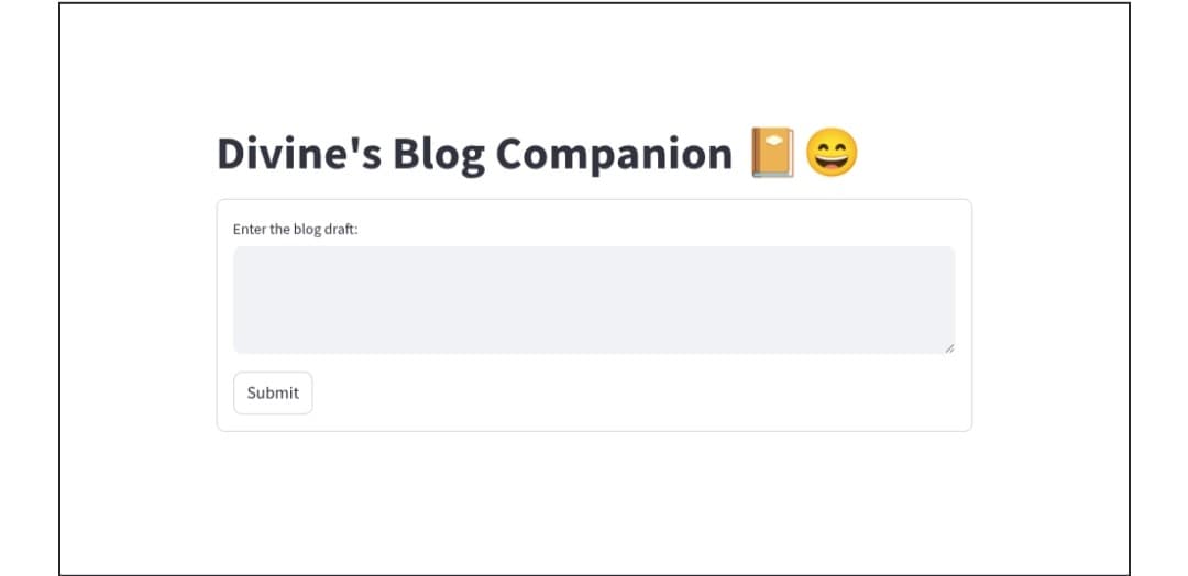 Divine's Blog Companion